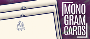 Monogrammed Correspondence Cards