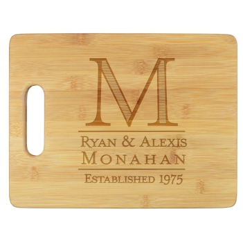 Established Cutting Board - Engraved