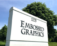 Embossed Graphics Sign